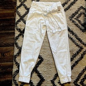 Anthropologie White Joggers